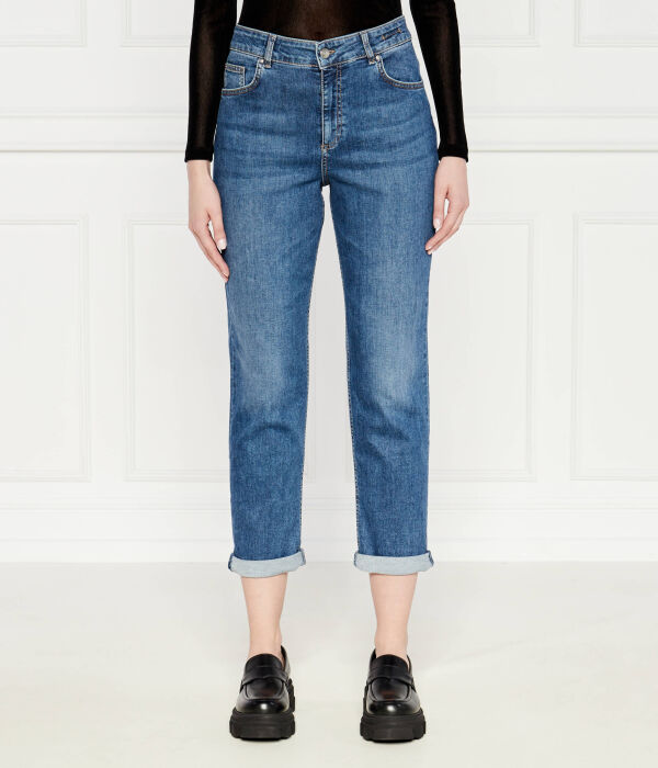 Джинсы женские Marella Sport укороченные с подворотами, синий
Джинсы женские Marella Sport укороченные с подворотами, синий