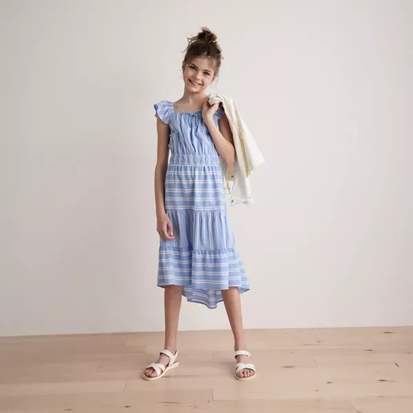 Платье миди с заниженной талией для девочек 6-20 лет, стандартные и большие размеры So, мультиколор
Платье миди с заниженной талией для девочек 6-20 лет, стандартные и большие размеры So, мультиколор