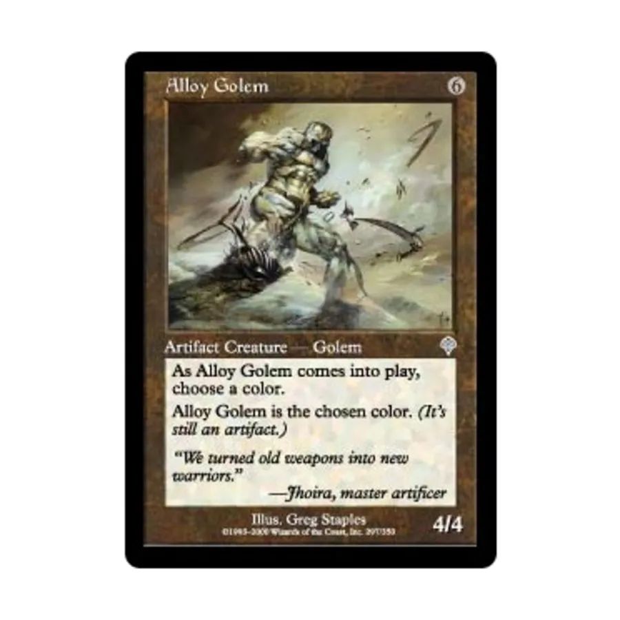 CCG Сплавной голем (U), MTG - Invasion
CCG Сплавной голем (U), MTG - Invasion