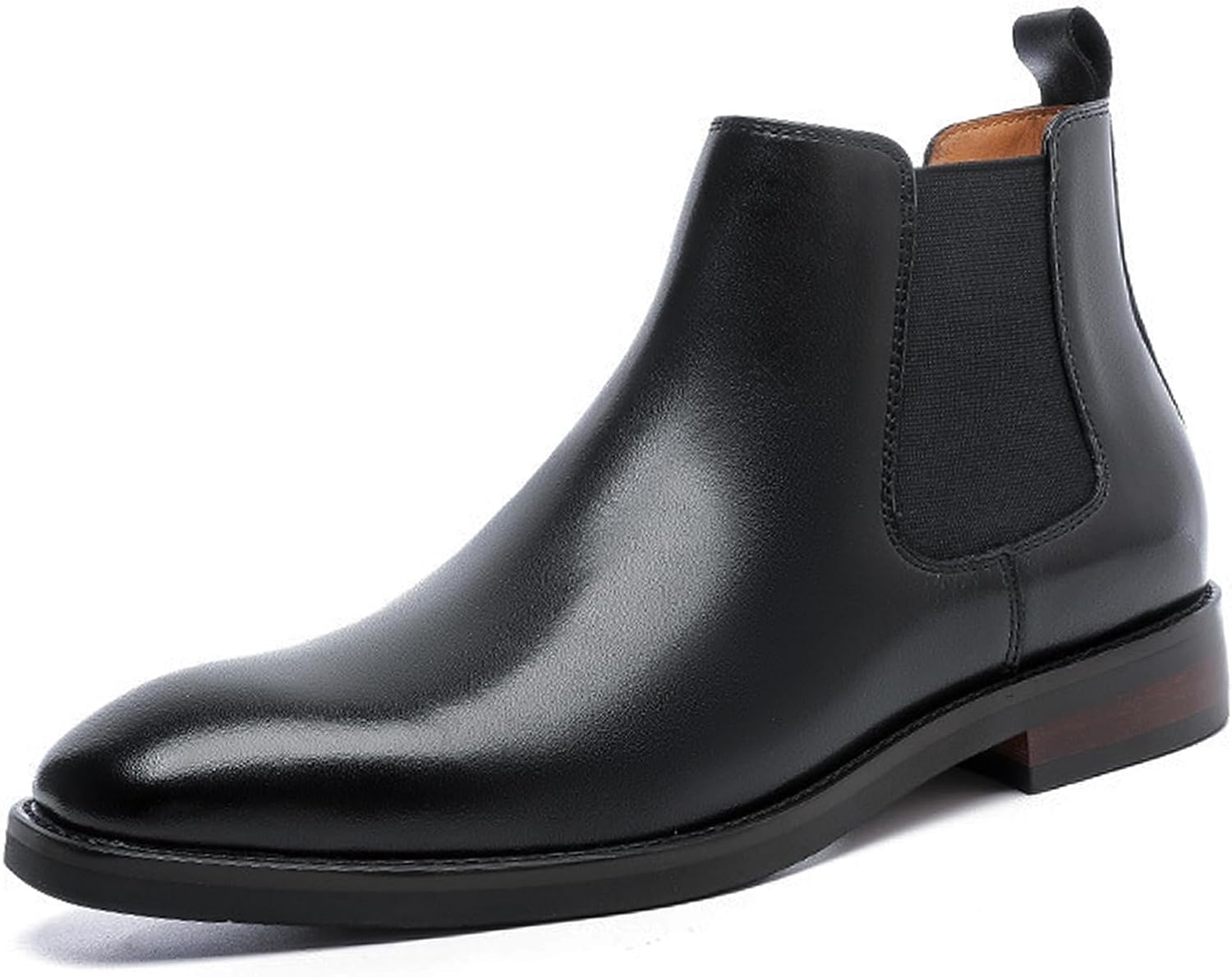 Мужские классические челси из натуральной кожи, повседневные удобные ботинки без шнурков с противоскользящей подошвой, ботинки чукка до щиколотки для работы и официальных мероприятий Ptnoka, черный
Мужские классические челси из натуральной кожи, повседневные удобные ботинки без шнурков с противоскользящей подошвой, ботинки чукка до щиколотки для работы и официальных мероприятий Ptnoka, черный