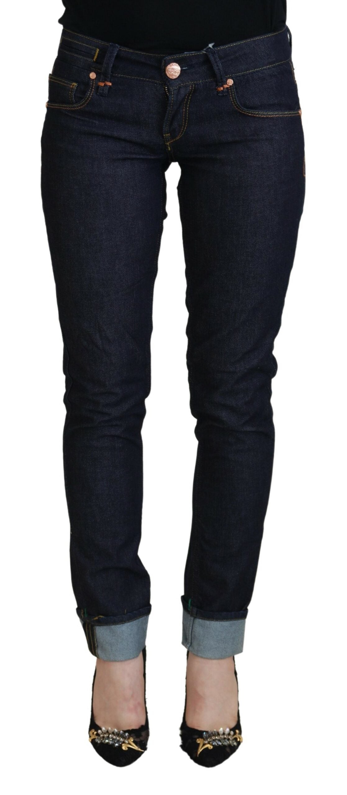 Acht Хлопок Заниженная Талия Slim Fit Женские Повседневные Женские Джинсы, синий
Acht Хлопок Заниженная Талия Slim Fit Женские Повседневные Женские Джинсы, синий