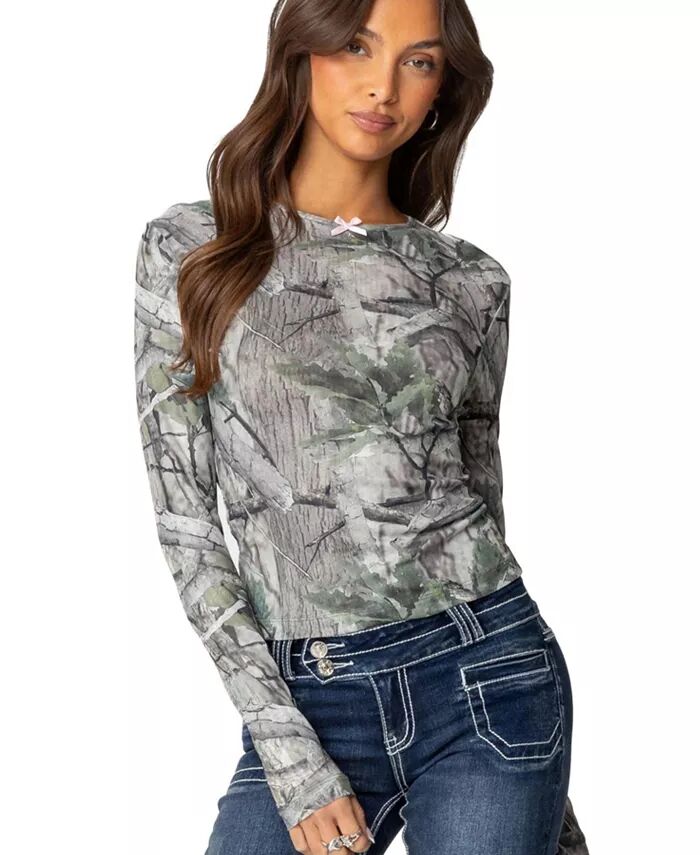 Женский камуфляжный топ Babe Edikted, зеленый
Женский камуфляжный топ Babe Edikted, зеленый