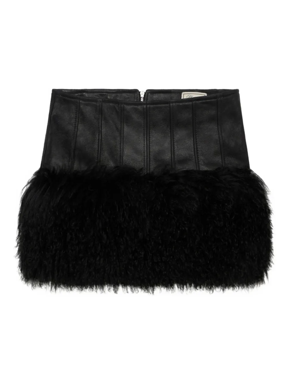 Мини-юбка с искусственным мехом BLUMARINE, черный
Мини-юбка с искусственным мехом BLUMARINE, черный