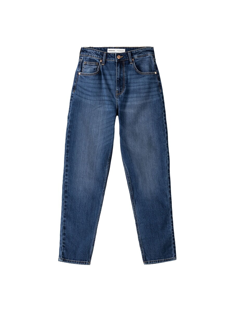 Джинсы Bershka Tapered Jeans, синий деним
Джинсы Bershka Tapered Jeans, синий деним