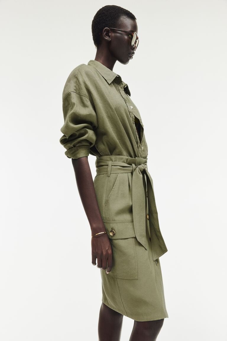 Практичная юбка H&M, зеленый
Практичная юбка H&M, зеленый