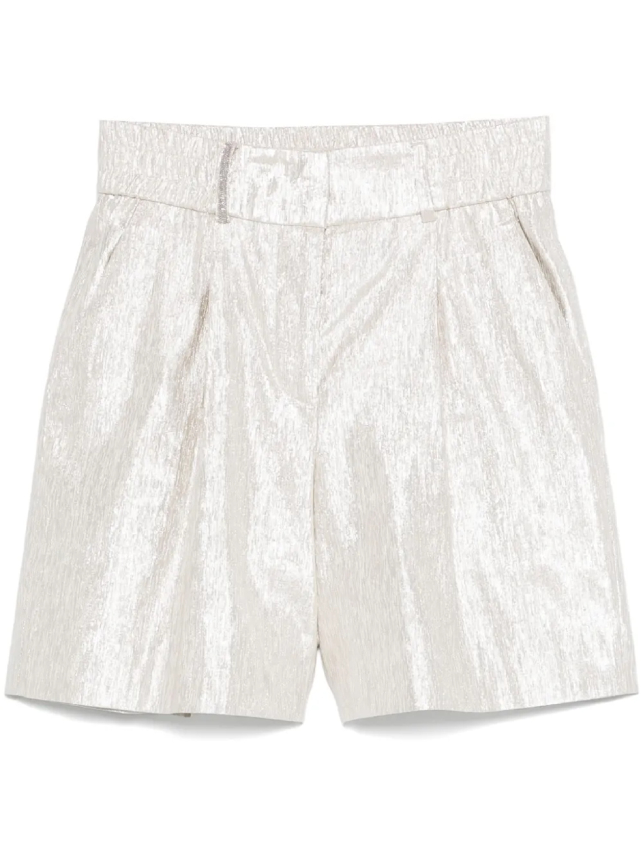 Peserico шорты со складками и люрексом, нейтральный
Peserico шорты со складками и люрексом, нейтральный