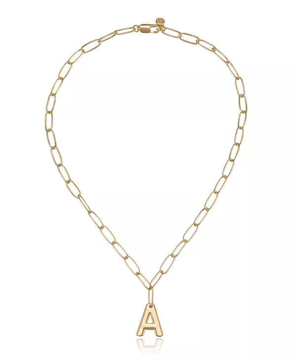 Ожерелье с инициалами в виде цепочки-скрепки Ettika, gold-a
Ожерелье с инициалами в виде цепочки-скрепки Ettika, gold-a