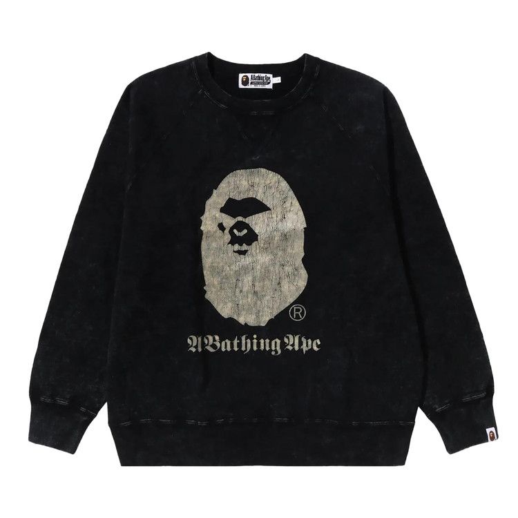 Толстовка BAPE A Bathing Ape Overdye Relaxed Fit Crewneck 'Black'
Толстовка BAPE A Bathing Ape Overdye Relaxed Fit Crewneck 'Black'