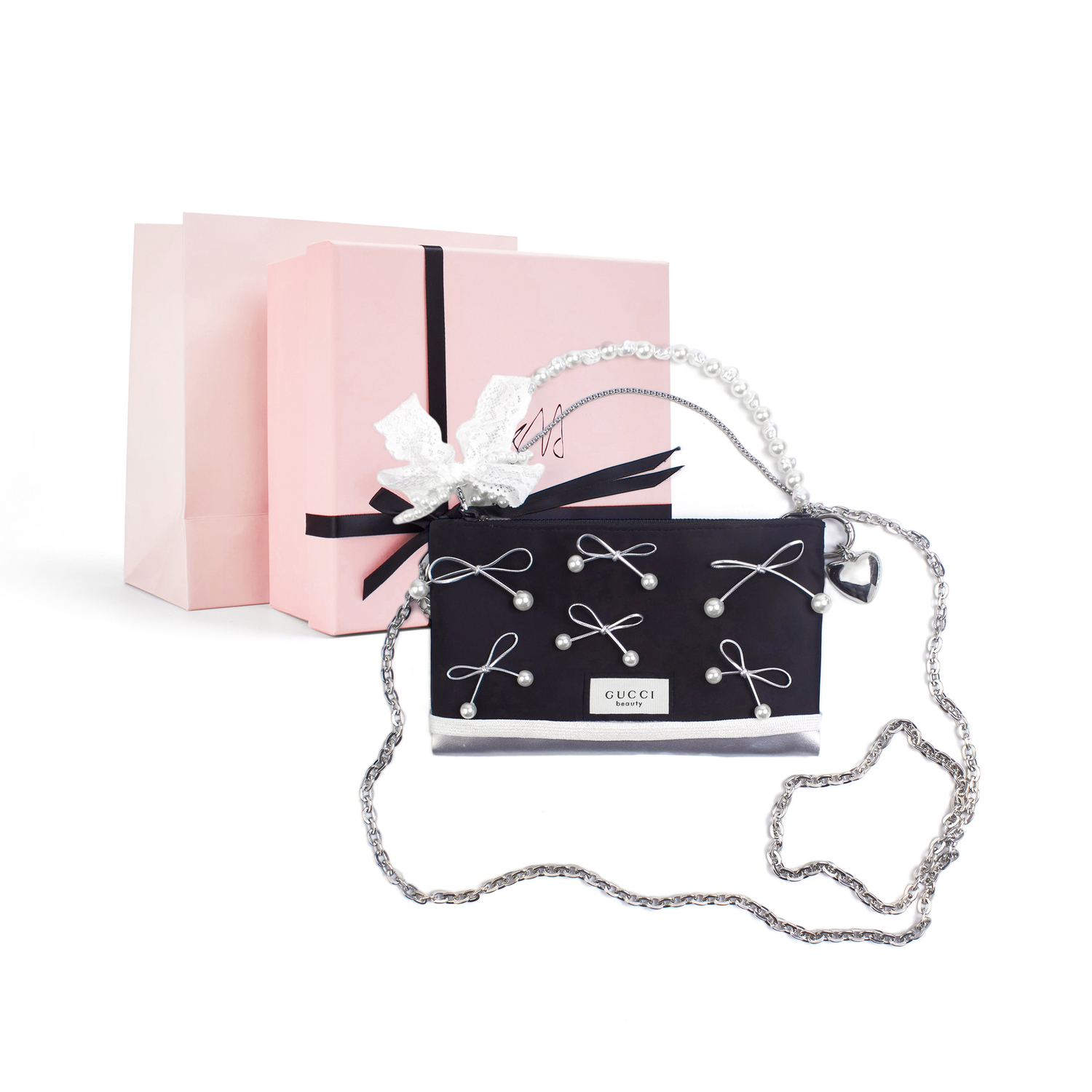 GUCCI Индивидуальная косметичка small flower pearl girlish портативная клапан-конверт regular, black
GUCCI Индивидуальная косметичка small flower pearl girlish портативная клапан-конверт regular, black