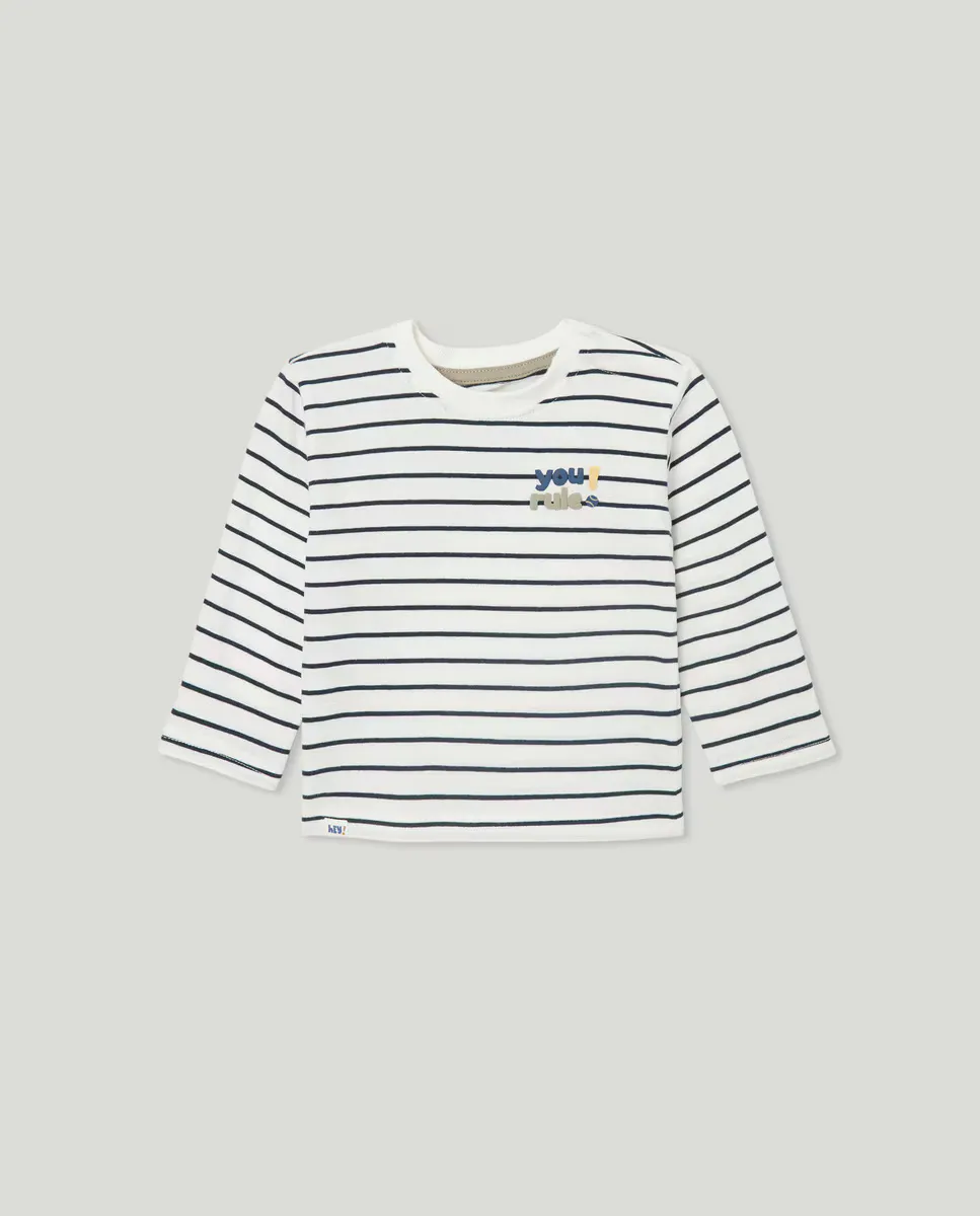 Полосатая футболка с длинными рукавами для мальчика Baby El Corte Inglés, темно-синий
Полосатая футболка с длинными рукавами для мальчика Baby El Corte Inglés, темно-синий