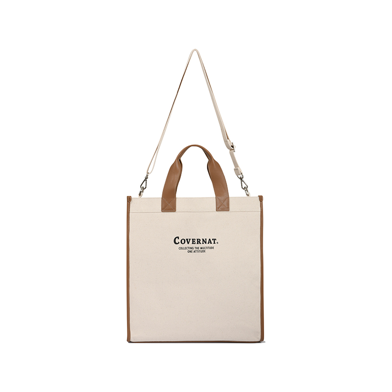 COVERNAT Хлопковая кожаная сумка через плечо, Ivory White
COVERNAT Хлопковая кожаная сумка через плечо, Ivory White