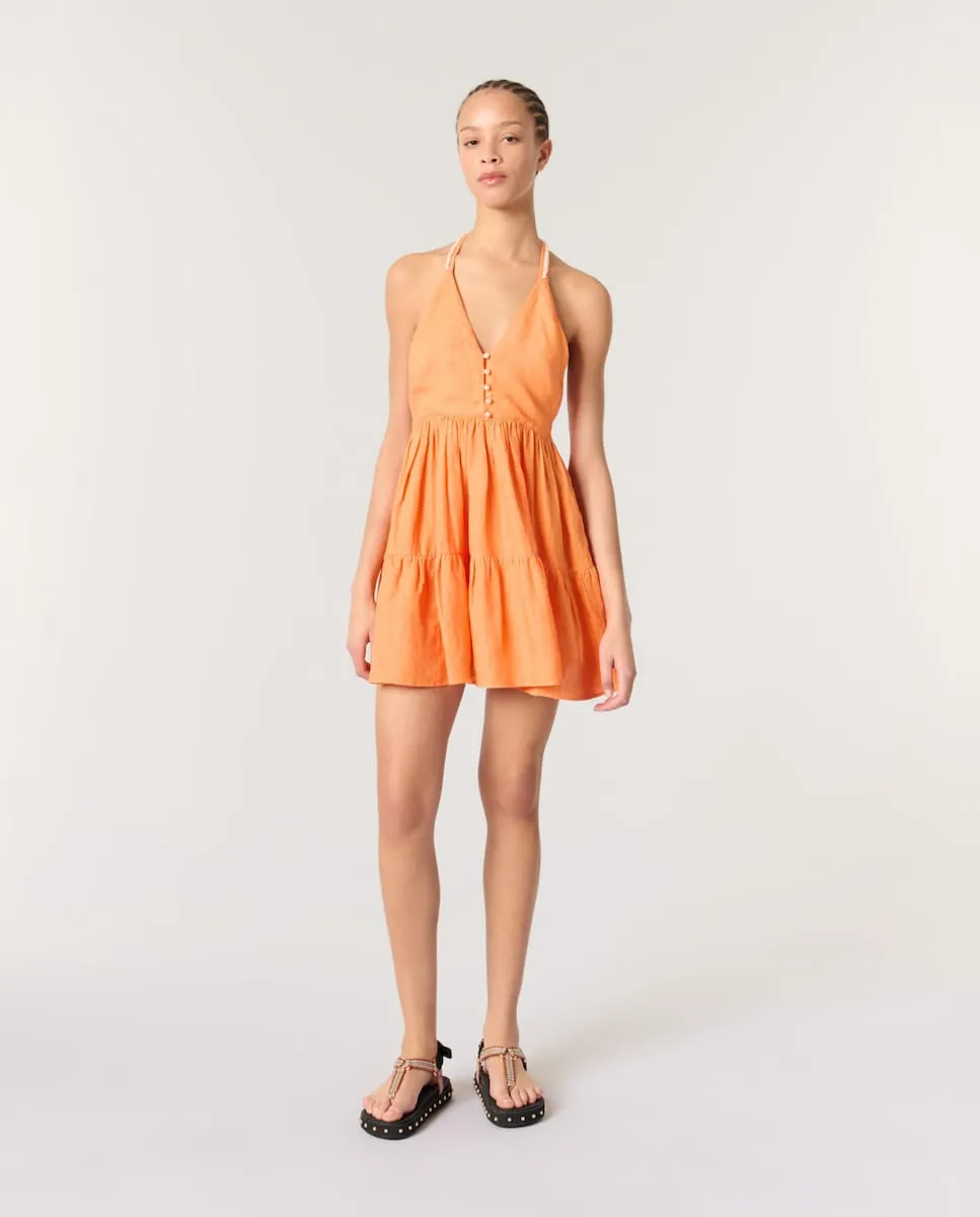 Короткое льняное платье Maje, оранжевый
Короткое льняное платье Maje, оранжевый