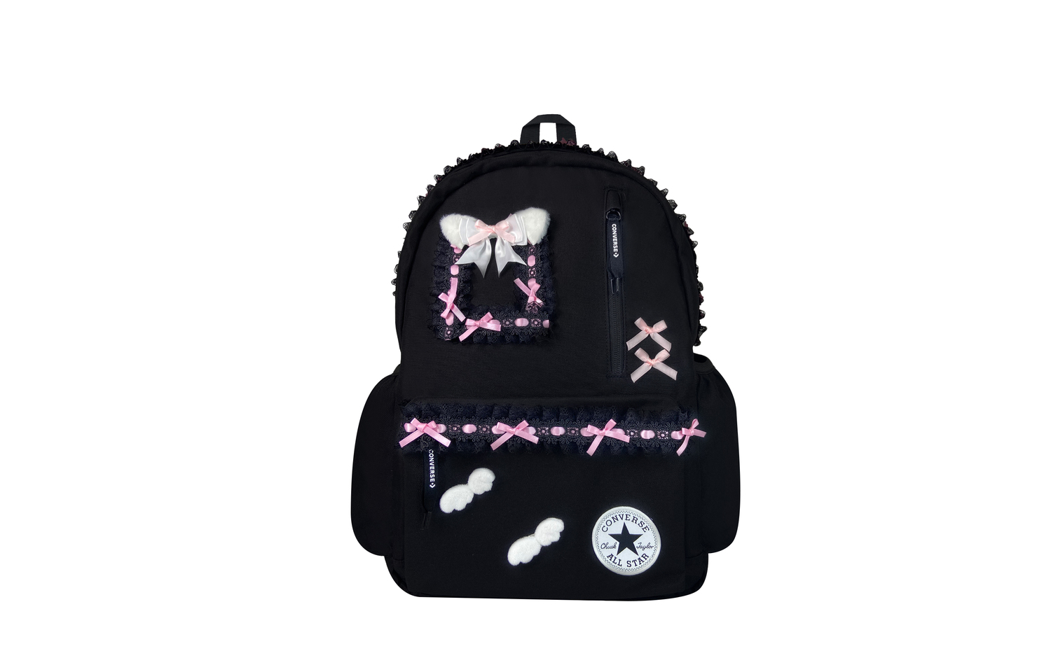 Converse Полиэстеровый рюкзак средний унисекс черный, Cat Ear Lolita
Converse Полиэстеровый рюкзак средний унисекс черный, Cat Ear Lolita