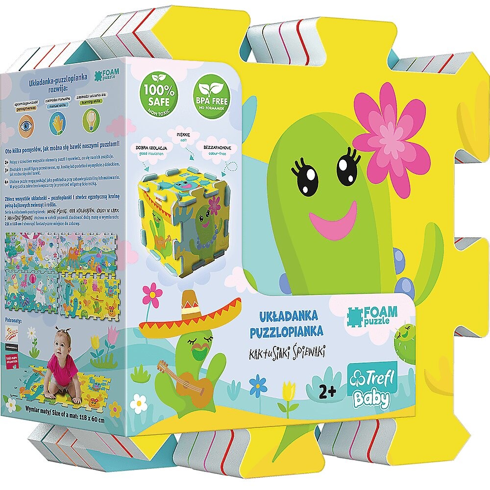 Пазл из пенопласта «Певцы кактусов», 8 шт. Trefl
Пазл из пенопласта «Певцы кактусов», 8 шт. Trefl