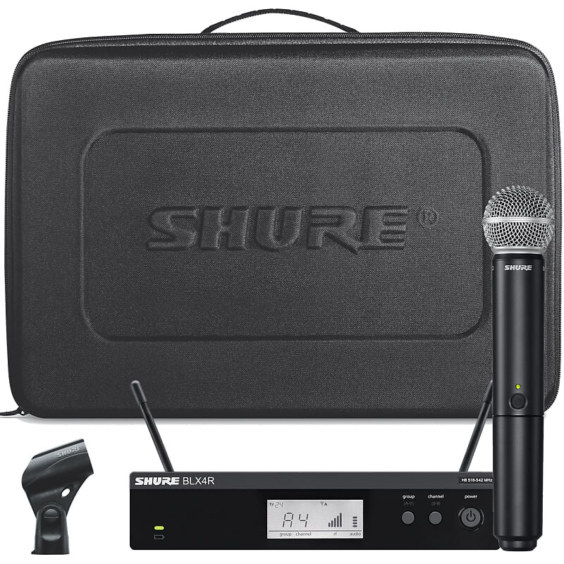 Беспроводная микрофонная система Shure BLX24R / SM58-H10
Беспроводная микрофонная система Shure BLX24R / SM58-H10