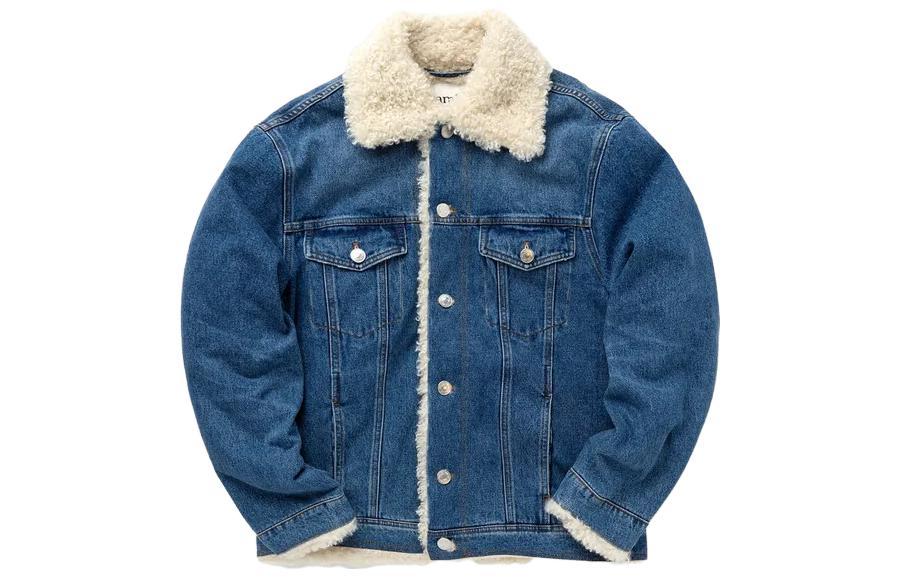 AMIPARIS Куртка-бомбер в стиле дальнобойщика, Blue
AMIPARIS Куртка-бомбер в стиле дальнобойщика, Blue