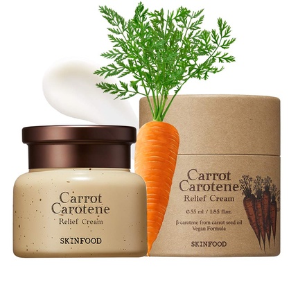SKIN FOOD Carrot Carotene Relief Cream 55 мл (1,85 жидких унций) Успокаивающий и увлажняющий гель-крем для чувствительной кожи — веганский, не тестировался на животных, дерматологически протестирован Skin Food Since 1957
SKIN FOOD Carrot Carotene Relief Cream 55 мл (1,85 жидких унций) Успокаивающий и увлажняющий гель-крем для чувствительной кожи — веганский, не тестировался на животных, дерматологически протестирован Skin Food Since 1957
