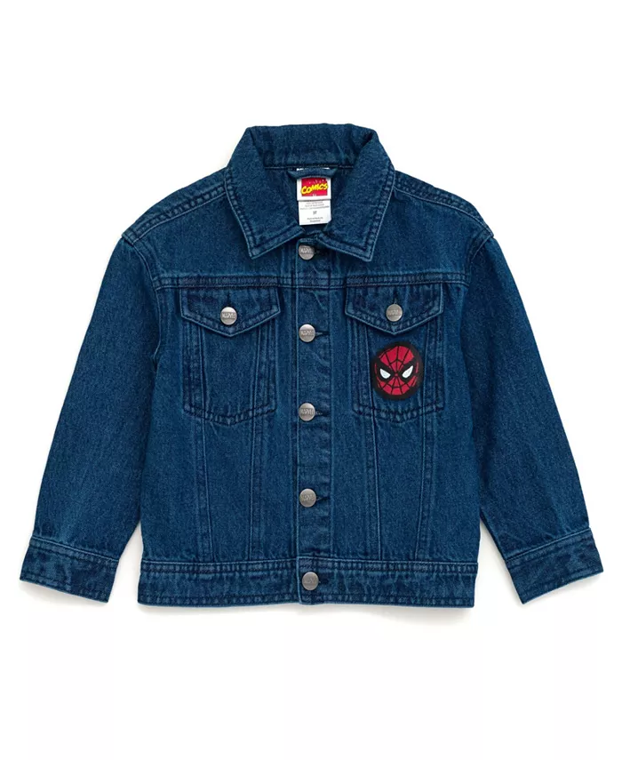 Детская джинсовая куртка Marvel Spider-Man для мальчиков Avengers, синий
Детская джинсовая куртка Marvel Spider-Man для мальчиков Avengers, синий