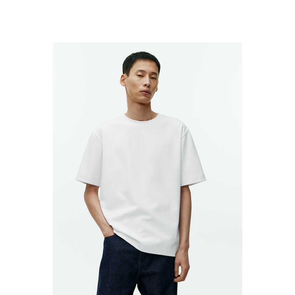 Футболка Arket с круглым вырезом и короткими рукавами, белый
Футболка Arket с круглым вырезом и короткими рукавами, белый