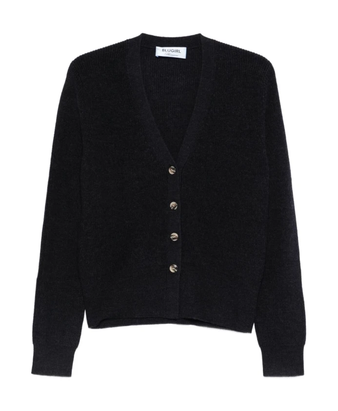 Кардиган с V-образным вырезом Blugirl, синий
Кардиган с V-образным вырезом Blugirl, синий