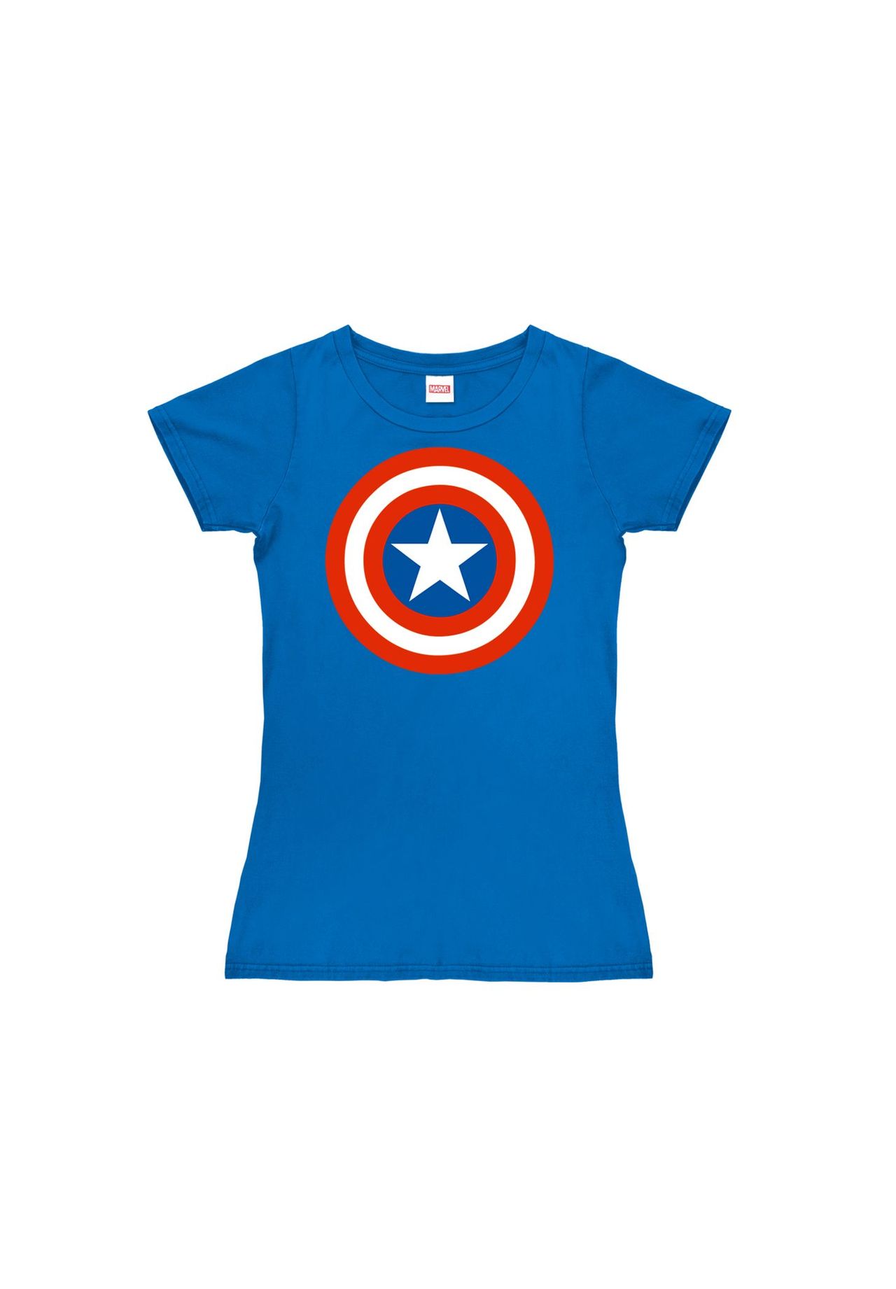 Новая футболка для девочек «Капитан Америка» — щит LOGOSHIRT, цвет Azure Blue
Новая футболка для девочек «Капитан Америка» — щит LOGOSHIRT, цвет Azure Blue