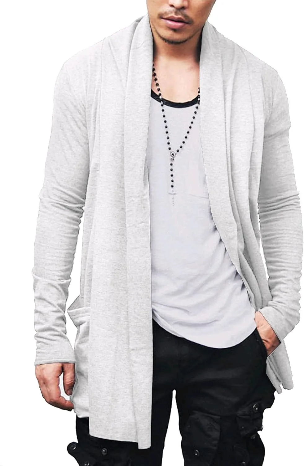 COOFANDY мужской кардиган с воротником-шалью и карманами
COOFANDY мужской кардиган с воротником-шалью и карманами