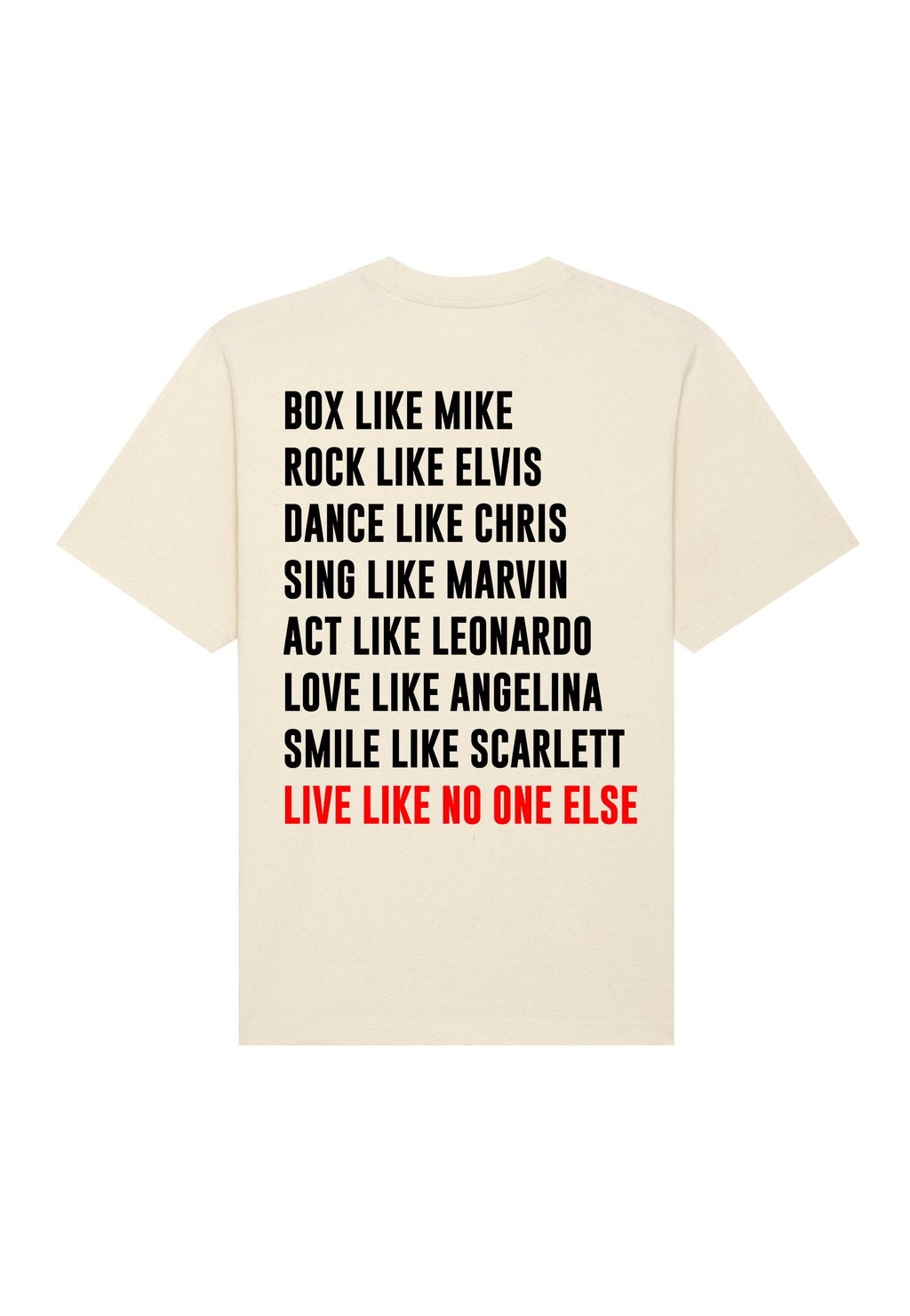 Футболка с принтом LIVE LIKE NONE BACK HEAVYWEIGHT Mira Paris, кремовый
Футболка с принтом LIVE LIKE NONE BACK HEAVYWEIGHT Mira Paris, кремовый