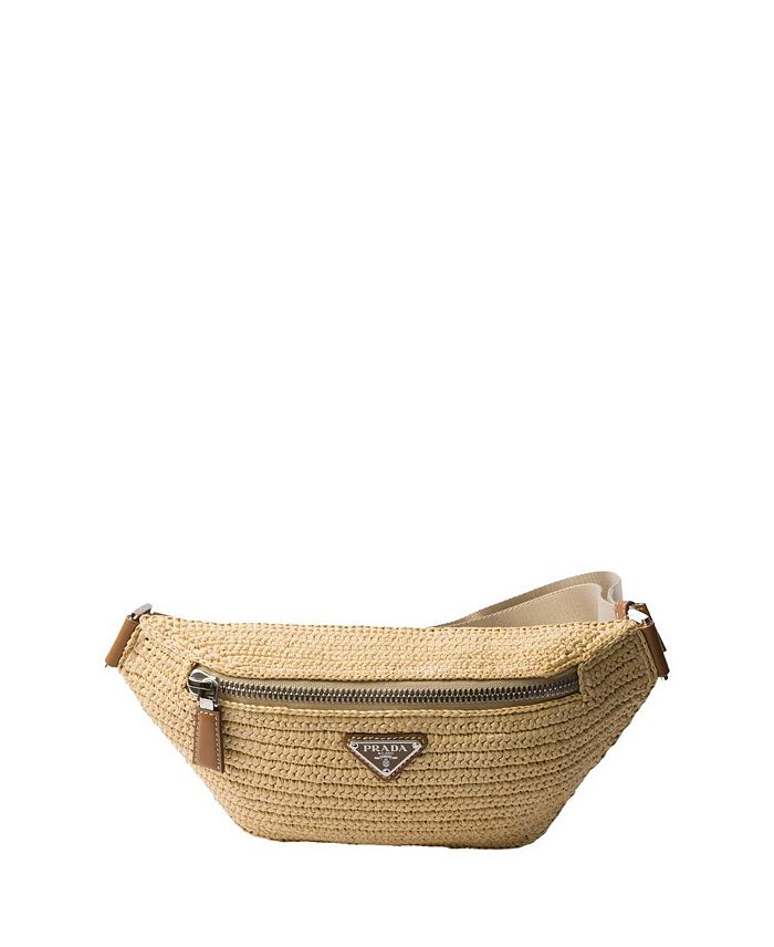 Вязаный поясной рюкзак Prada, коричневый/бежевый
Вязаный поясной рюкзак Prada, коричневый/бежевый