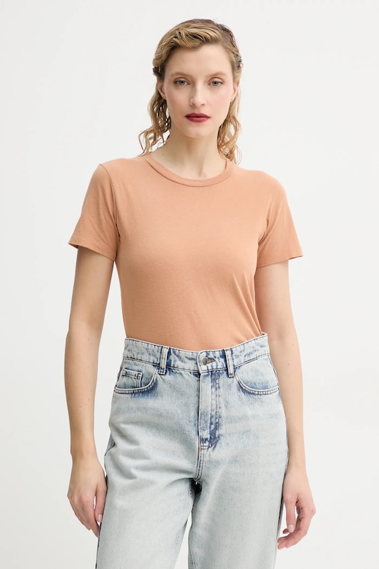 Хлопковая футболка American Vintage, коричневый
Хлопковая футболка American Vintage, коричневый