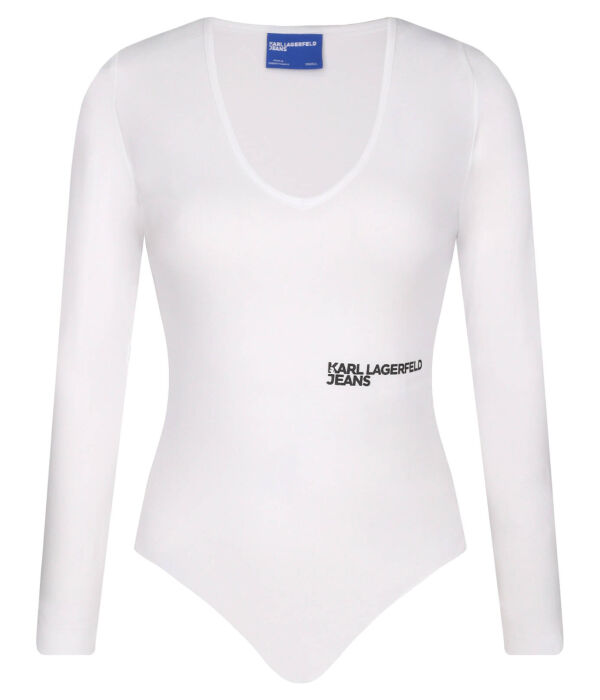Боди женское Karl Lagerfeld Jeans с длинным рукавом из органического хлопка, белый
Боди женское Karl Lagerfeld Jeans с длинным рукавом из органического хлопка, белый