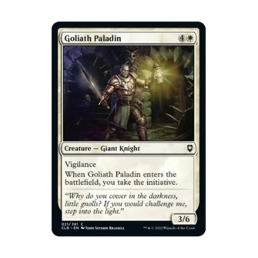 CCG Голиаф Паладин (C) (Рольга), MTG - Commander Legends - Battle for Baldur's Gate
CCG Голиаф Паладин (C) (Рольга), MTG - Commander Legends - Battle for Baldur's Gate