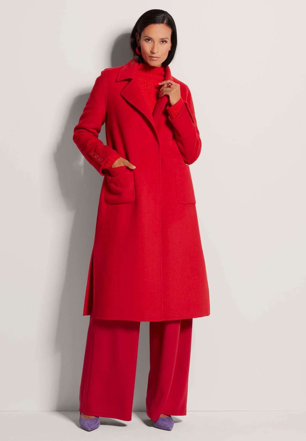 Классическое пальто DOUBLEFACE MADELEINE, красный 
Классическое пальто DOUBLEFACE MADELEINE, красный