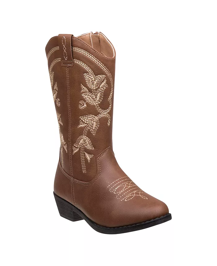 Маленькие девичьи ботильоны на каблуке Kensie Girl, коричневый
Маленькие девичьи ботильоны на каблуке Kensie Girl, коричневый