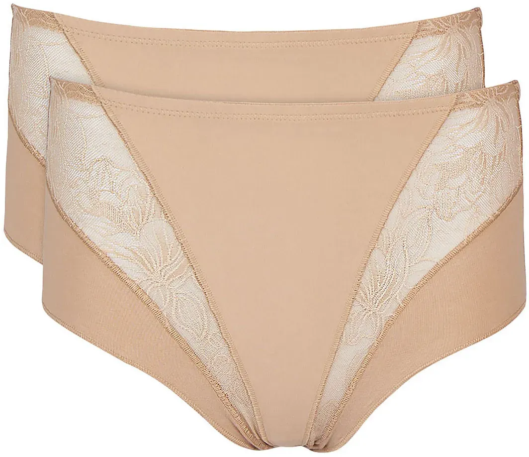 Nina Von C. Трусики с поясом (2 шт. в упаковке), с кружевной вставкой, бежевый
Nina Von C. Трусики с поясом (2 шт. в упаковке), с кружевной вставкой, бежевый