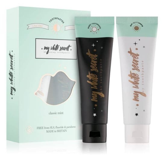 Набор для отбеливания зубов, День и Ночь, 65 мл x 2 My White Secret
Набор для отбеливания зубов, День и Ночь, 65 мл x 2 My White Secret