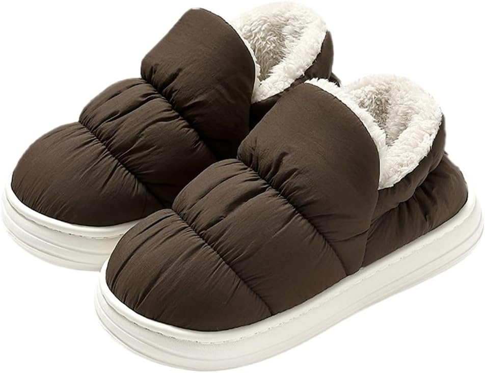 Зимние водонепроницаемые ботинки Epsion для женщин и мужчин, домашние тапочки с плюшевой подкладкой, снежные ботинки, теплая обувь с противоскользящей подошвой, A-coffee
Зимние водонепроницаемые ботинки Epsion для женщин и мужчин, домашние тапочки с плюшевой подкладкой, снежные ботинки, теплая обувь с противоскользящей подошвой, A-coffee