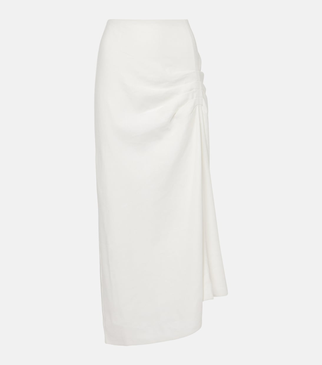 Юбка макси Dorian из льняной смеси со сборками SIR, слоновая кость
Юбка макси Dorian из льняной смеси со сборками SIR, слоновая кость