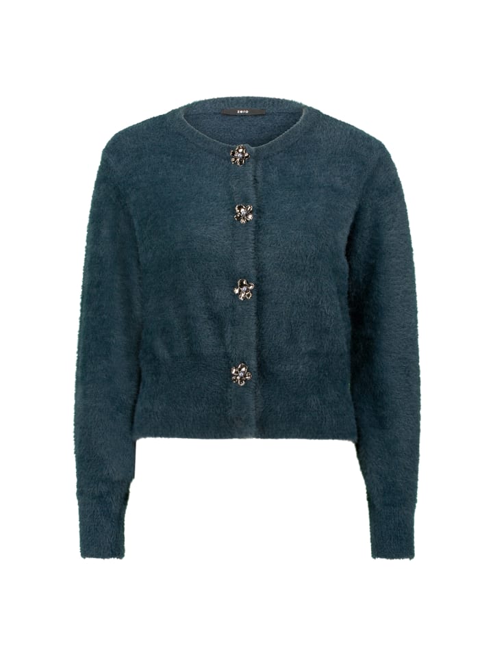 Кардиган с цветочными пуговицами в цвете Teal Ocean Zero
Кардиган с цветочными пуговицами в цвете Teal Ocean Zero
