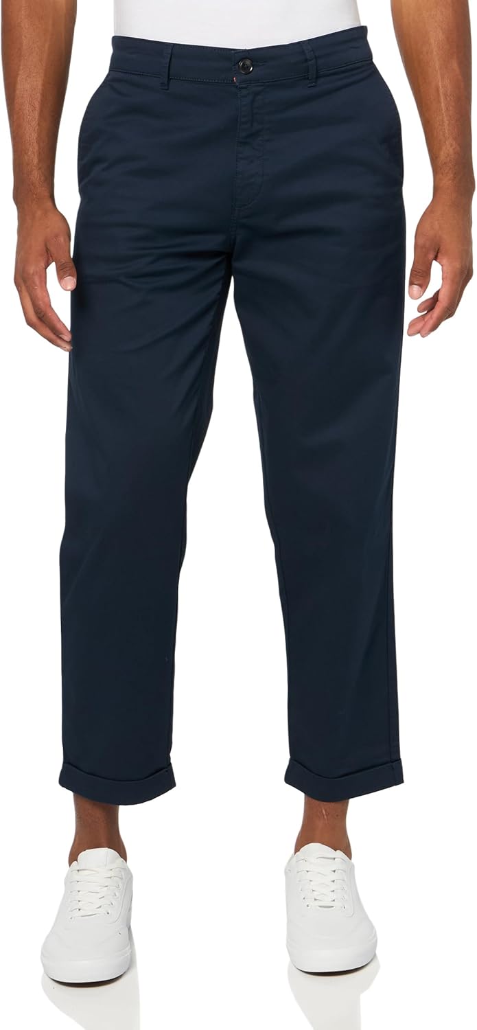 BOSS Мужские брюки чинос Turn Up Twill, Midnight Zone
BOSS Мужские брюки чинос Turn Up Twill, Midnight Zone