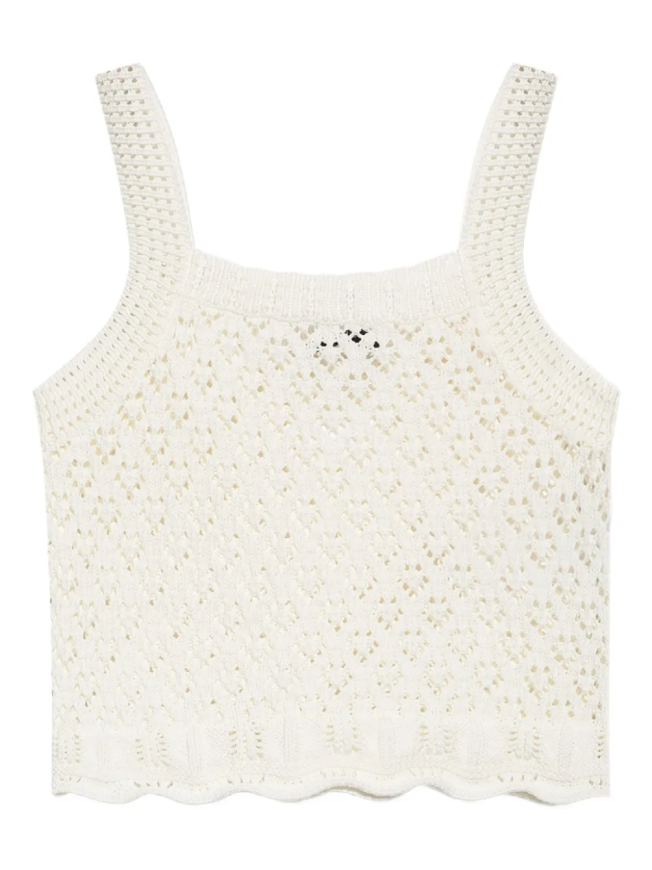 Вязаная крючком майка Maison Kitsuné
Вязаная крючком майка Maison Kitsuné