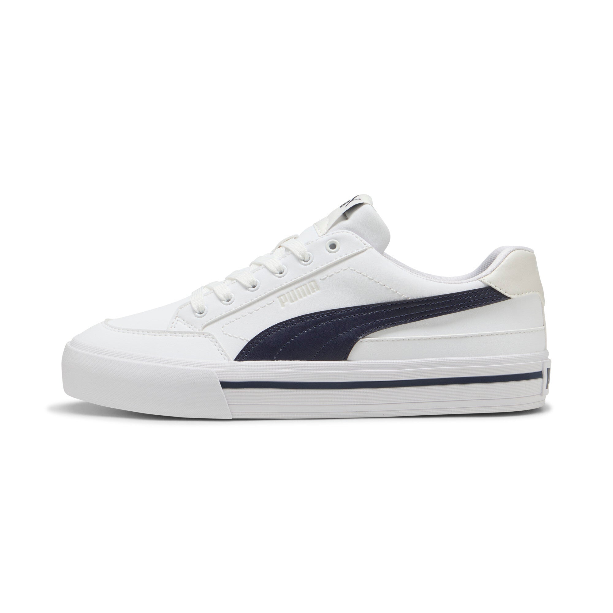 Кроссовки PUMA Men's Court Classic Vulc Formstrip SL, цвет white/new navy/vapor gray
Кроссовки PUMA Men's Court Classic Vulc Formstrip SL, цвет white/new navy/vapor gray