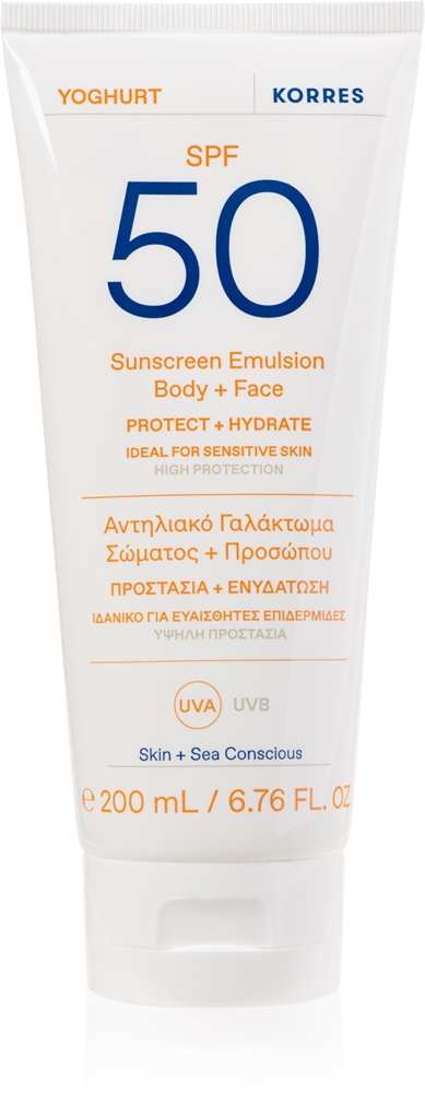 Солнцезащитный лосьон на основе йогурта с увлажняющим эффектом Korres, spf 50 200 мл
Солнцезащитный лосьон на основе йогурта с увлажняющим эффектом Korres, spf 50 200 мл