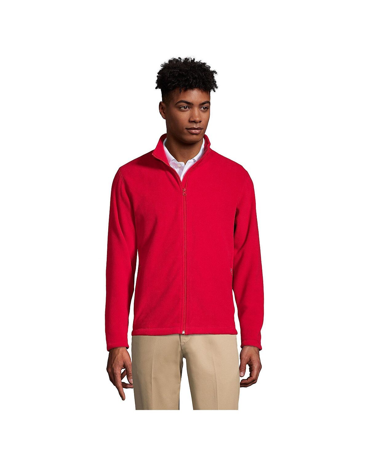 Мужская флисовая куртка средней плотности с молнией во всю длину для школьной формы Lands' End
Мужская флисовая куртка средней плотности с молнией во всю длину для школьной формы Lands' End