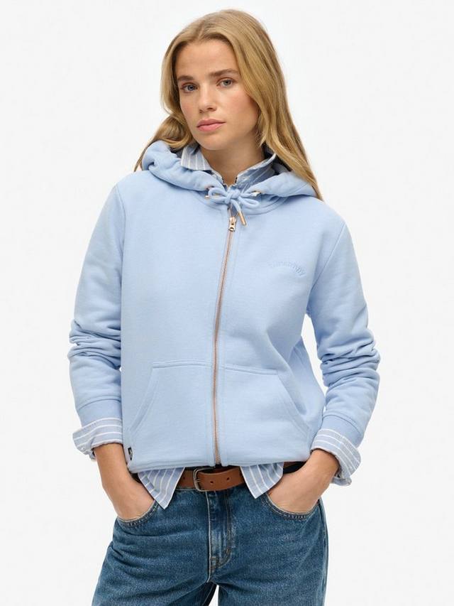 Толстовка с молнией и логотипом Essential Superdry, Rich Blue
Толстовка с молнией и логотипом Essential Superdry, Rich Blue