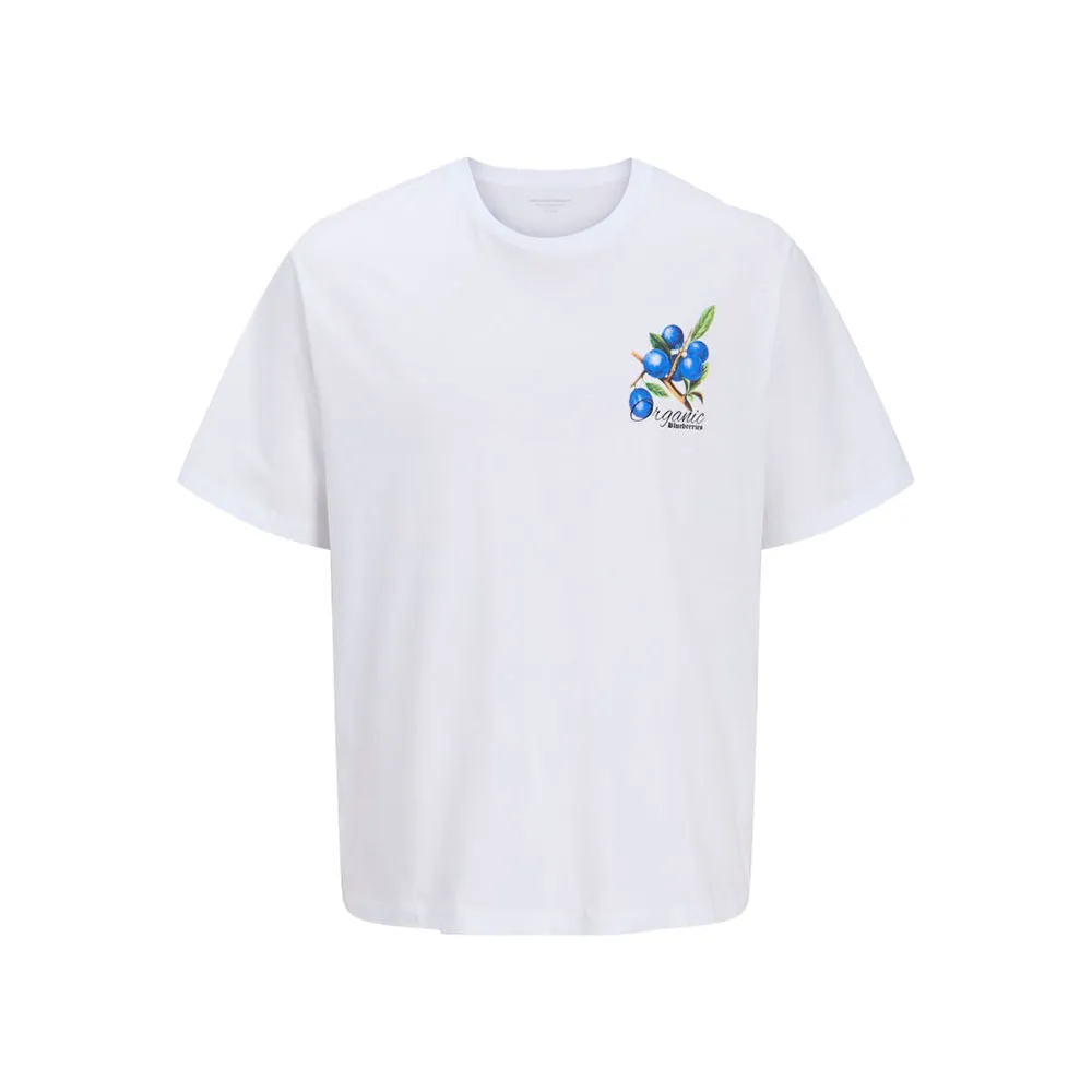 Футболка с коротким рукавом Jack & Jones Bradley Berries, белый 
Футболка с коротким рукавом Jack & Jones Bradley Berries, белый