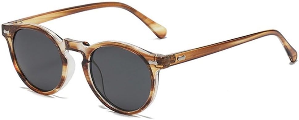 Ретро круглые поляризованные солнцезащитные очки для женщин, модные, с заклепками, защита от УФ-излучения UV400, для мужчин, панк, темно-зеленые солнцезащитные очки SKFGNX, Tea Stripe Grey
Ретро круглые поляризованные солнцезащитные очки для женщин, модные, с заклепками, защита от УФ-излучения UV400, для мужчин, панк, темно-зеленые солнцезащитные очки SKFGNX, Tea Stripe Grey