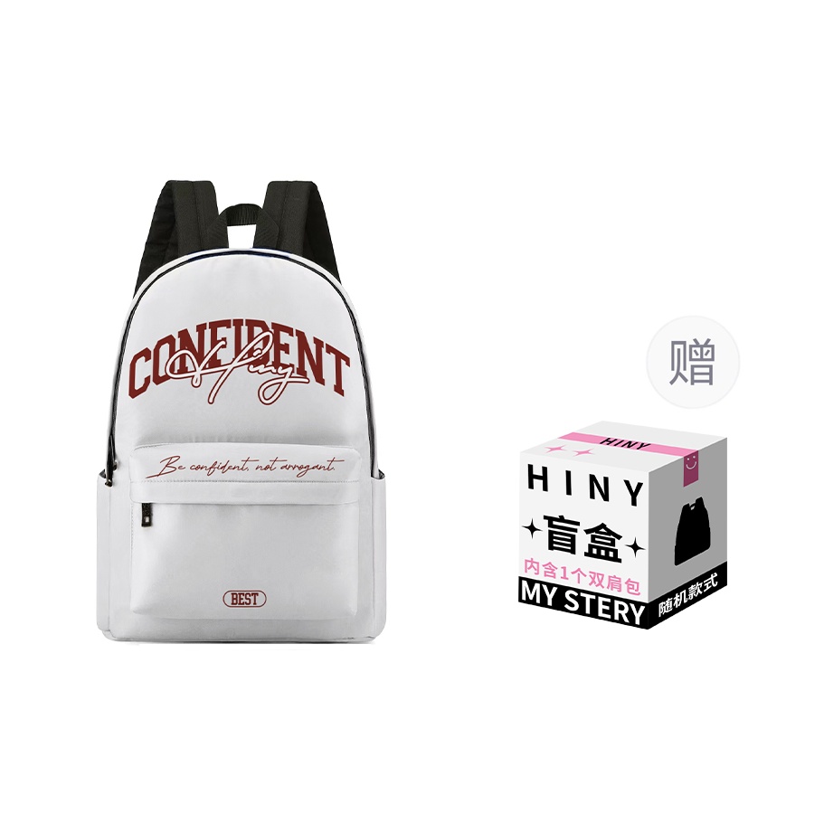 HINY Полиэстеровый рюкзак для 13-дюймового ноутбука унисекс белый, White+Mystery Box
HINY Полиэстеровый рюкзак для 13-дюймового ноутбука унисекс белый, White+Mystery Box