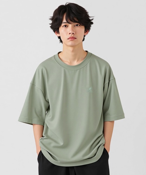 Футболка с коротким рукавом, оверсайз, с вышитым логотипом KANGOL, сине-серый
Футболка с коротким рукавом, оверсайз, с вышитым логотипом KANGOL, сине-серый