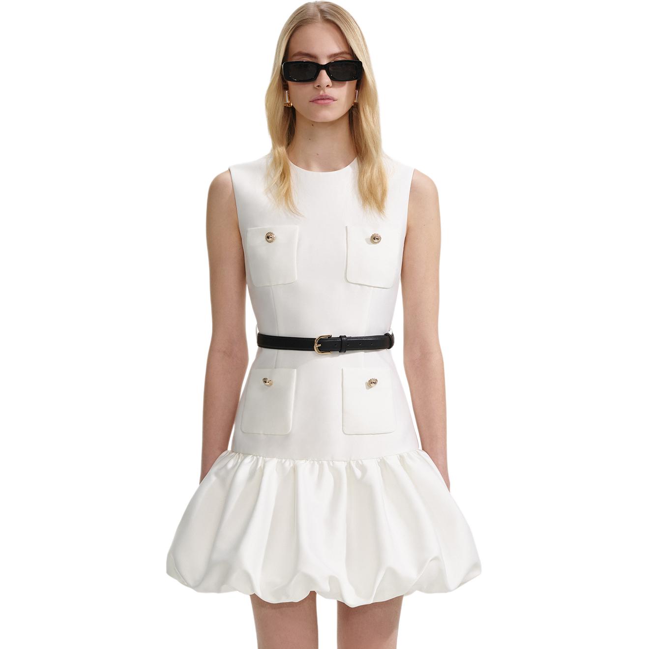 Мини-платье с асимметричным подолом Self portrait Self-portrait, слоновая кость
Мини-платье с асимметричным подолом Self portrait Self-portrait, слоновая кость