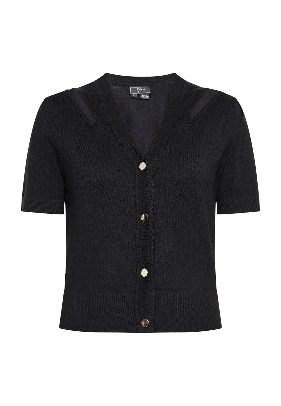 Вязаный кардиган faina, черный
Вязаный кардиган faina, черный